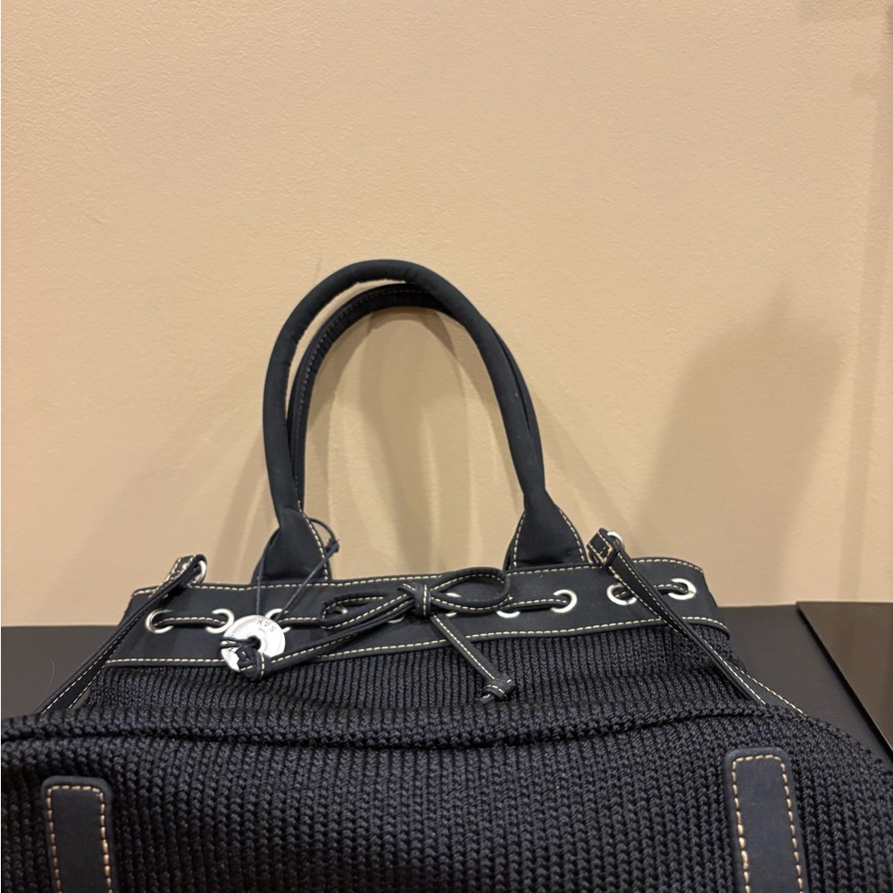 The Sak Black Crochet Palm Springs Shoulder Bag - Picture 6 of 6